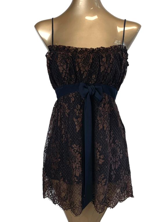 ESCADA BROWN LACE TOP SZ 38: ESCADA BROWN LACE TOP- SZ 38 -JR BTQ 03/15