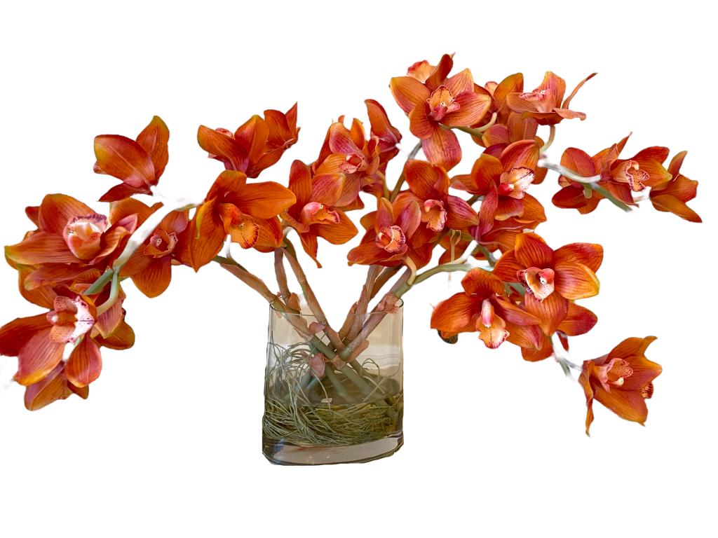 Large Faux Flower Table Centerpiece 22" Auction