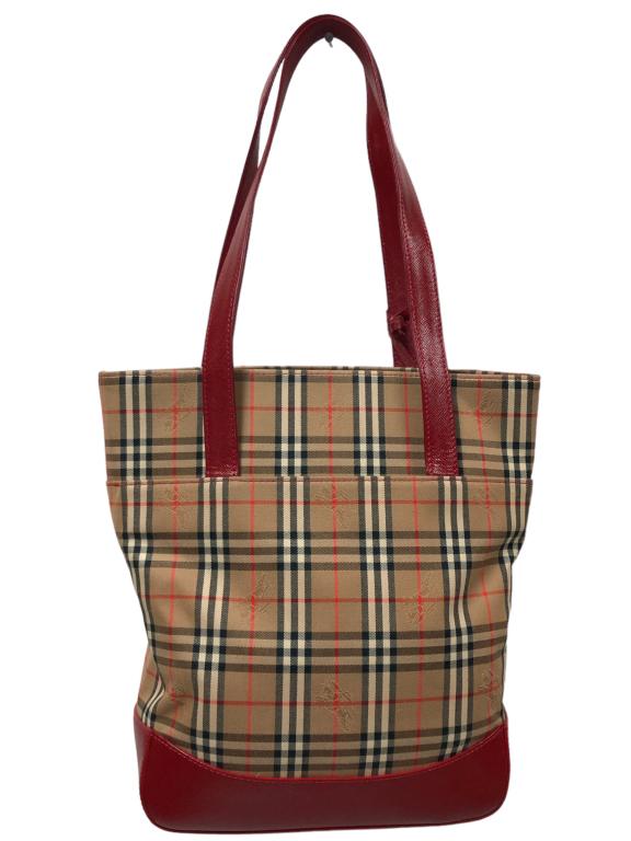 BURBERRY SHOULDER BAG VERTICAL BUCKET TOTE (1 of 6)
