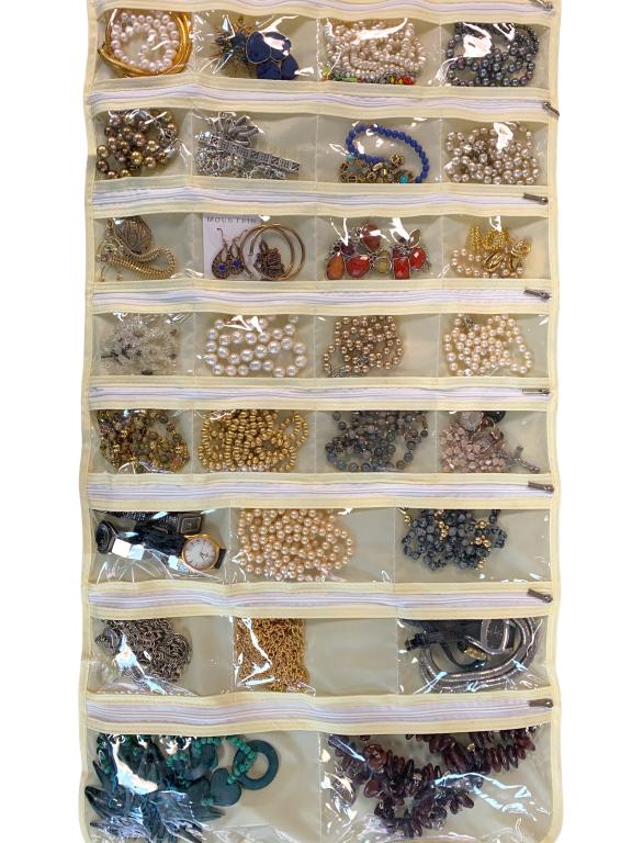 COLLECTION OF 45+ PLUS PIECES OF COSTUME JEWELRY (1 of 3)