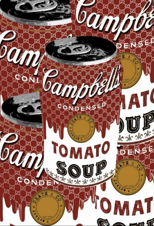 DEATH & CO / DEATH NYC WARHOL STYLE PRINT18" (1 of 2)