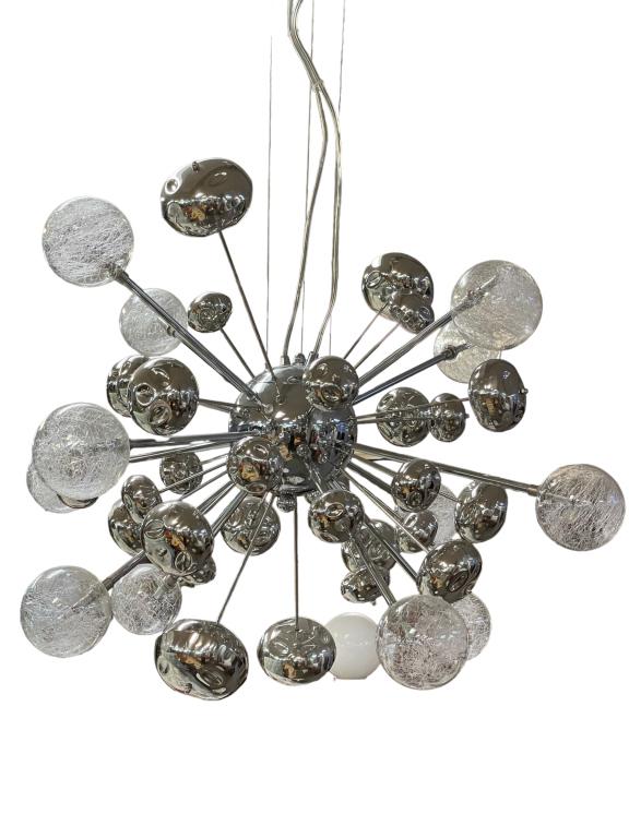 MID CENTURY MODERN SPUTNIK STYLE CHANDELIER 32" (1 of 10)
