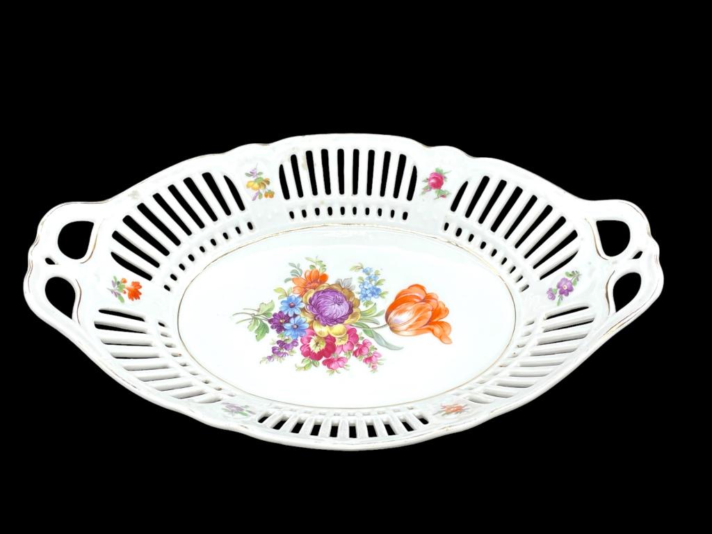 VINTAGE BAVARIA SCHUMANN OVAL BREAD PLATE 12" (1 of 8)