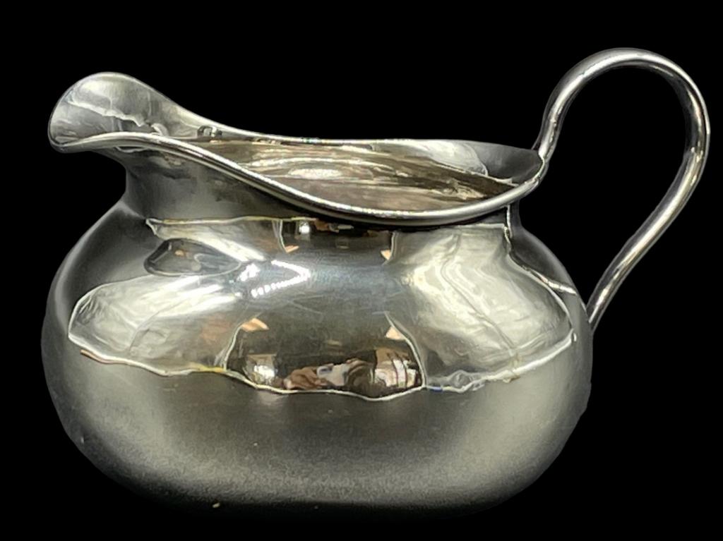 GORHAM STERLING SILVER ART DECO CREAMER JUG 50g (1 of 5)