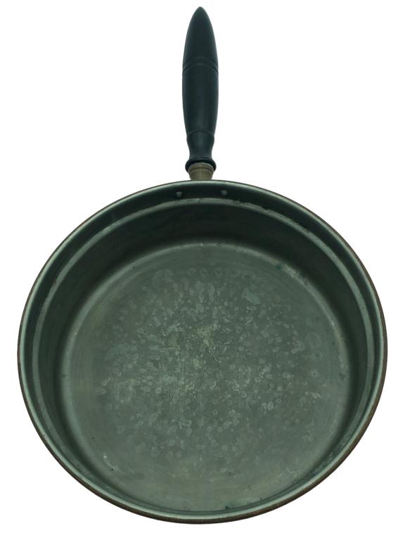 MID CENTURY SOLID COPPER FRYING PAN 9" (1 of 4)