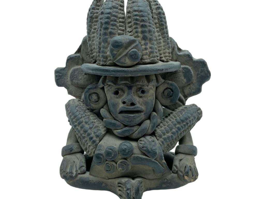 ANTIQ MAYAN EFFIGY ART SCULPTURE 6" (1 of 4)