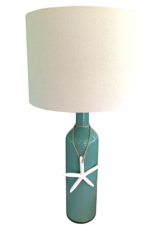 VINTAGE COASTAL STARFISH TABLE LAMP 33" (1 of 5)