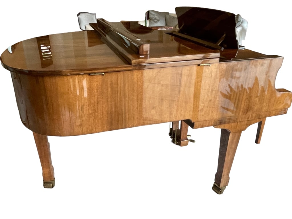 PETROF MAHOGANY BABY GRAND PLAYER PIANO (1 of 18)