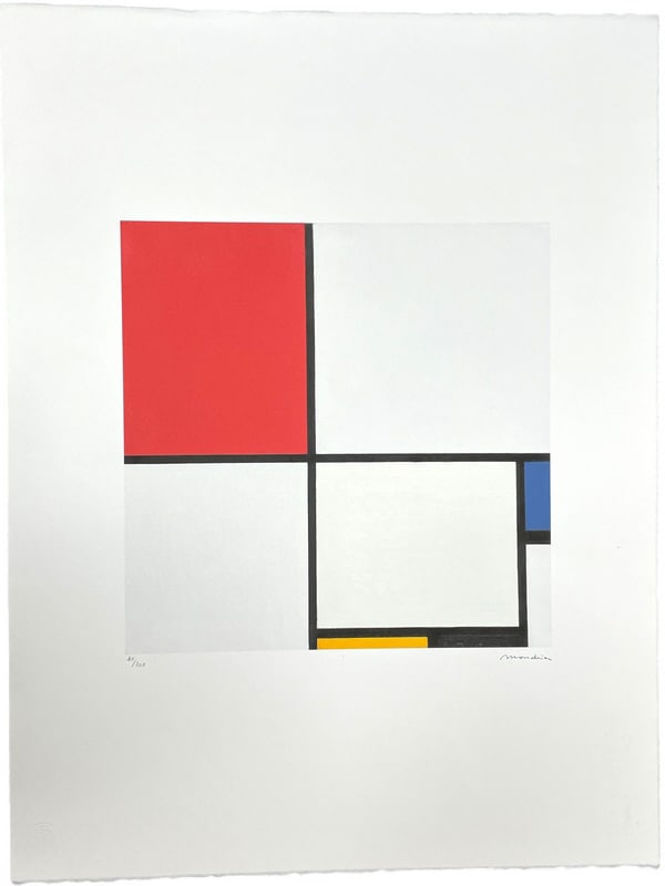 PIET MONDRIAN OFFSET LITHOGRAPH PRINT (1 of 7)