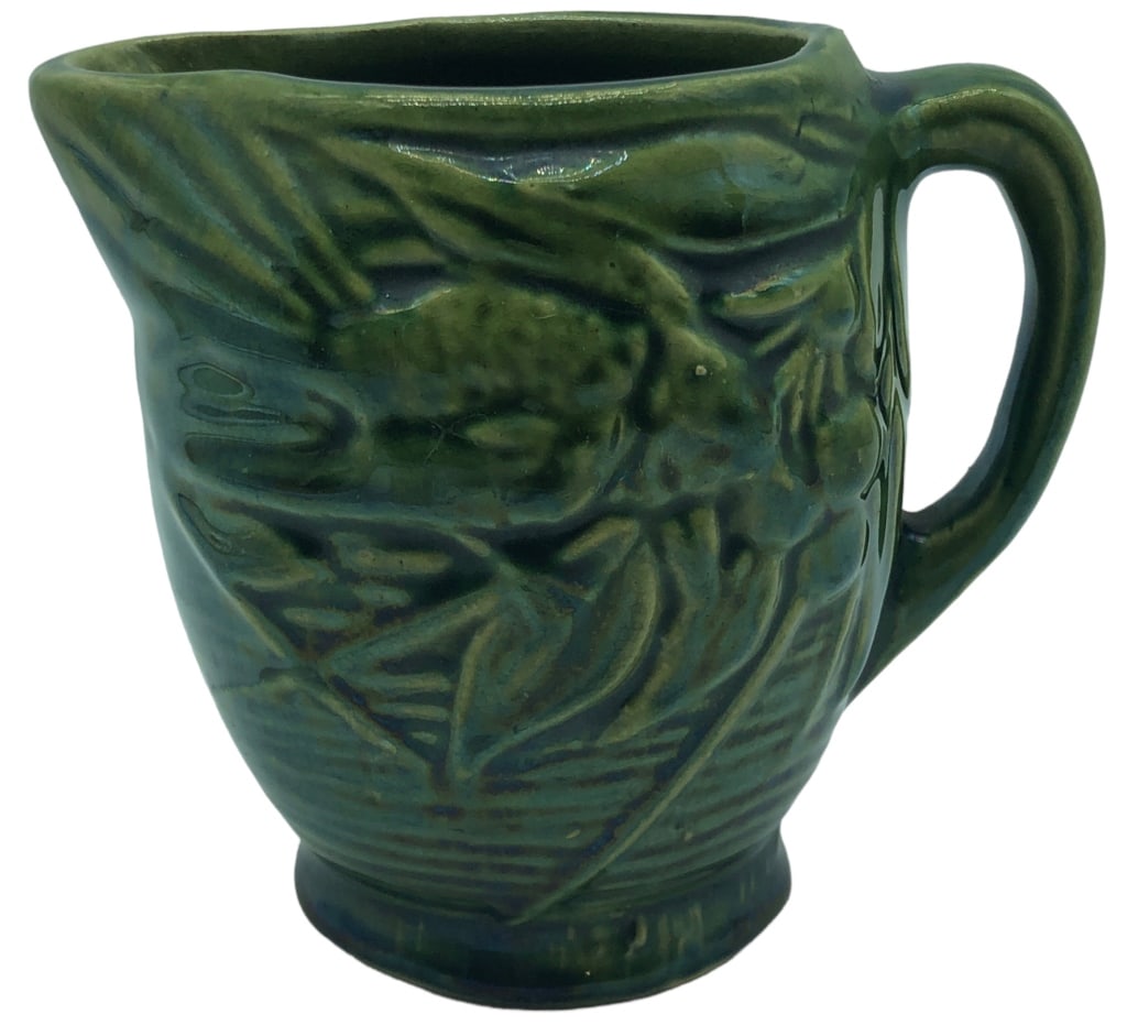 MID MOD MCCOY STYLE GLAZED CERAMIC PITCHER 5" (1 of 5)