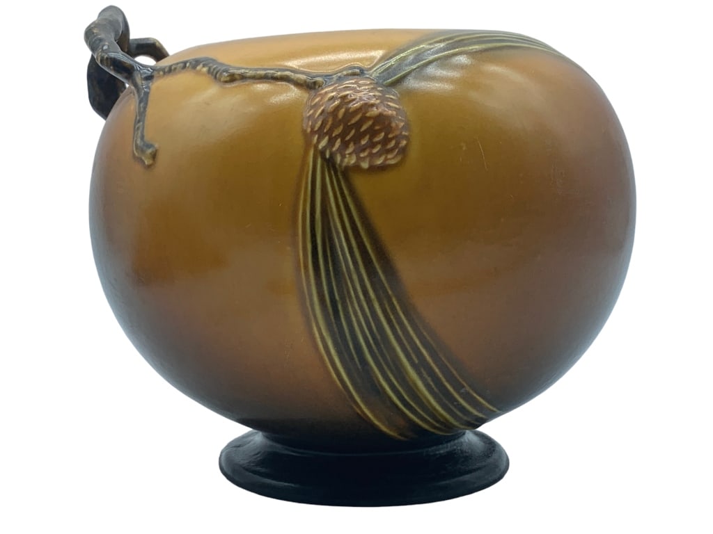 ROSEVILLE PINECONE POTTERY PLANT VASE 6" (1 of 5)