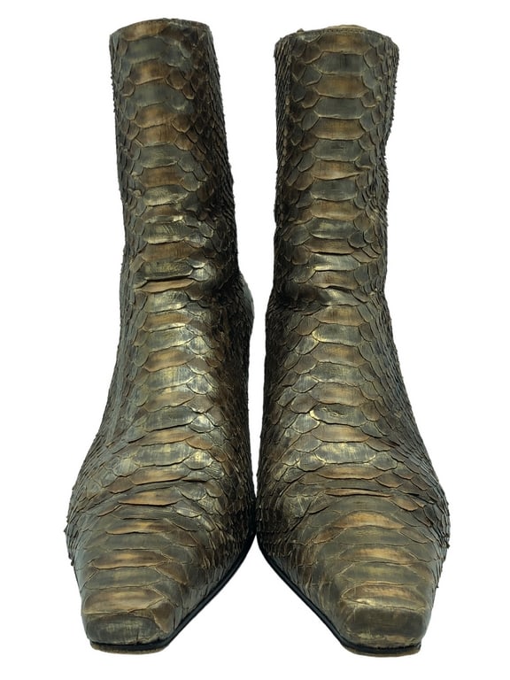 STUART WEITZMAN MEN'S ALLIGATOR LEATHER BOOTS 7M: STUART WEITZMAN MEN'S ALLIGATOR LEATHER BOOTS-GOOD CONDITION-SIZE: 7M-FRO 8/1/23