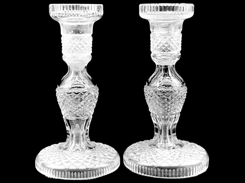 VTG WATERFORD CRYSTAL CANDLESTICKS (2) (1 of 2)