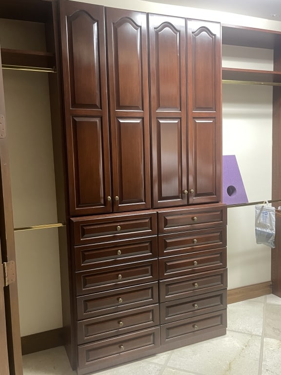 CUSTOM CHERRY WOOD  BUILT IN CLOSET #1 (1 of 5)