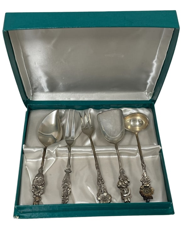 REED & BARTON STERLING SILVER CONDIMENT SET 115G (1 of 11)