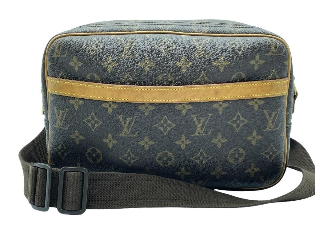 LOUIS VUITTON BROWN MONOGRAMMED REPORTER (1 of 7)