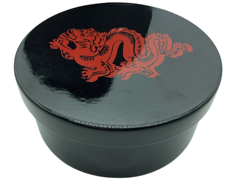 RED DRAGON DESIGN BLACK TRINKET BOX (1 of 5)