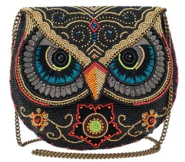 NEW MARY FRANCES NIGHT OWL CROSSBODY HANDBAG (1 of 4)