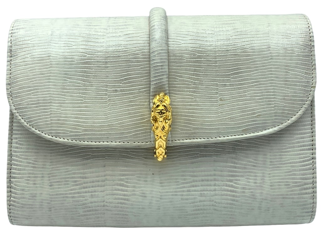 NEW LALO CLASSIC BEIGE ITALIAN LEATHER CLUTCH (1 of 5)