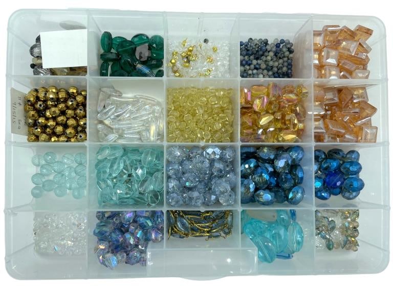 MIXED CRYSTAL & GOLD HEMATITE ASSORTMENT: -MIXED CRYSTAL & GOLD HEMATITE ASSORTMENT FOR JEWELRY -GREAT FOR ARTS & CRAFTS & DIY JEWELRY-JR BTQ SLF 08/28