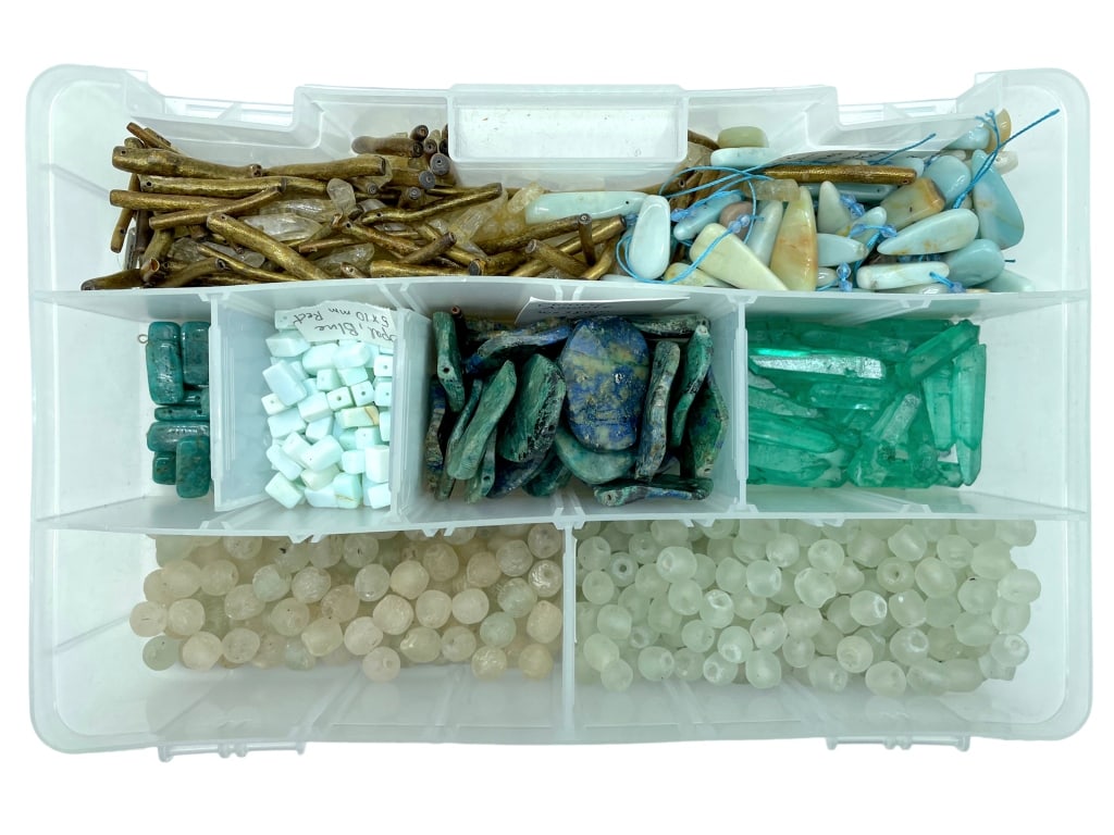 SEMI-PRECIOUS GEMSTONE BEAD ASSORTMENT (1 of 2)