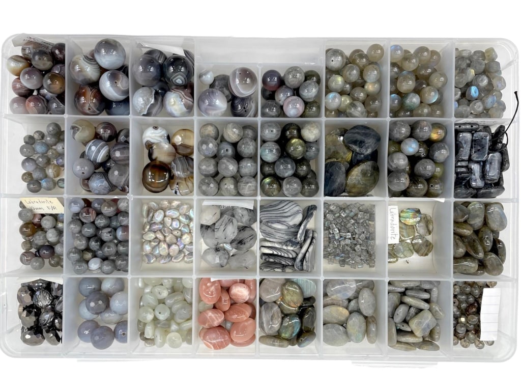 SEMI-PRECIOUS GEMSTONE BEAD ASSORTMENT (1 of 3)