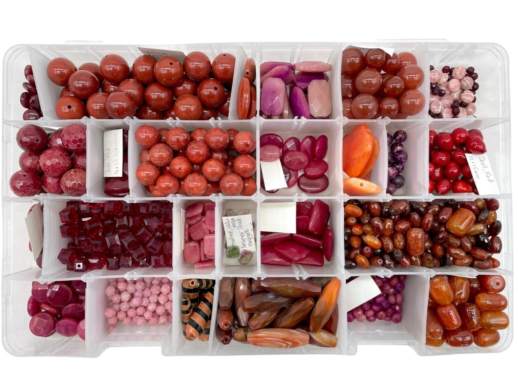 SEMI-PRECIOUS GEMSTONE BEAD ASSORTMENT (1 of 3)