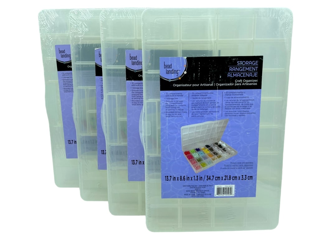 NEW GEMSTONE STORAGE CONTAINERS (4) (1 of 2)