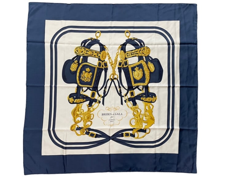 HERMES "BRIDES DE GALA" SILK SCARF (1 of 4)