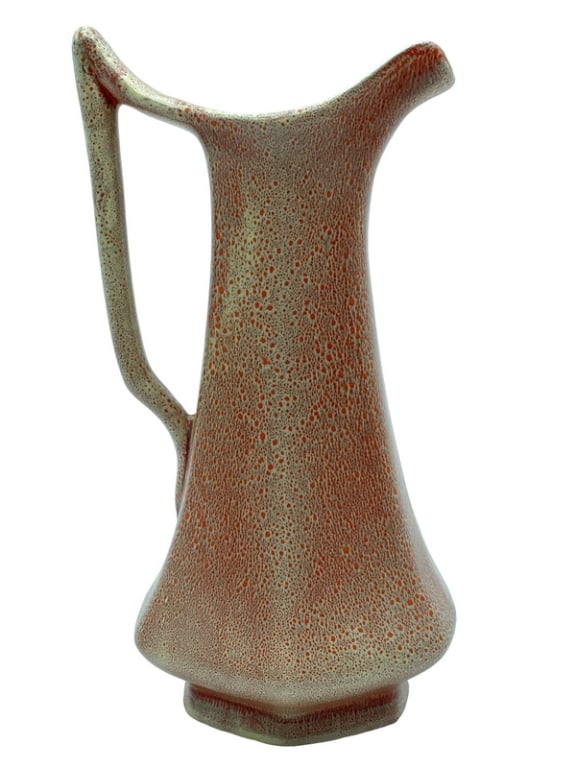 VINTAGE 1979 STUDIO POTTERY CERAMIC PITCHER 10" (1 of 5)