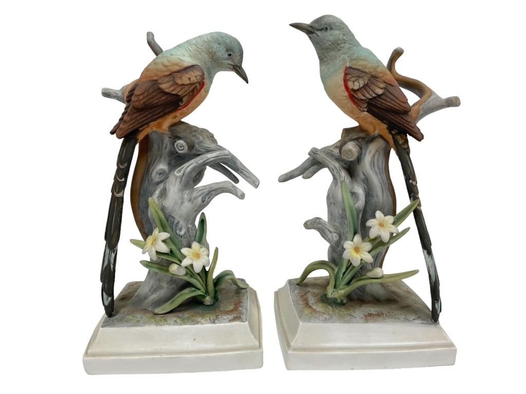SCISSOR TAIL BIRD FIGURINES BY ANDREA SADEK 10" (1 of 9)