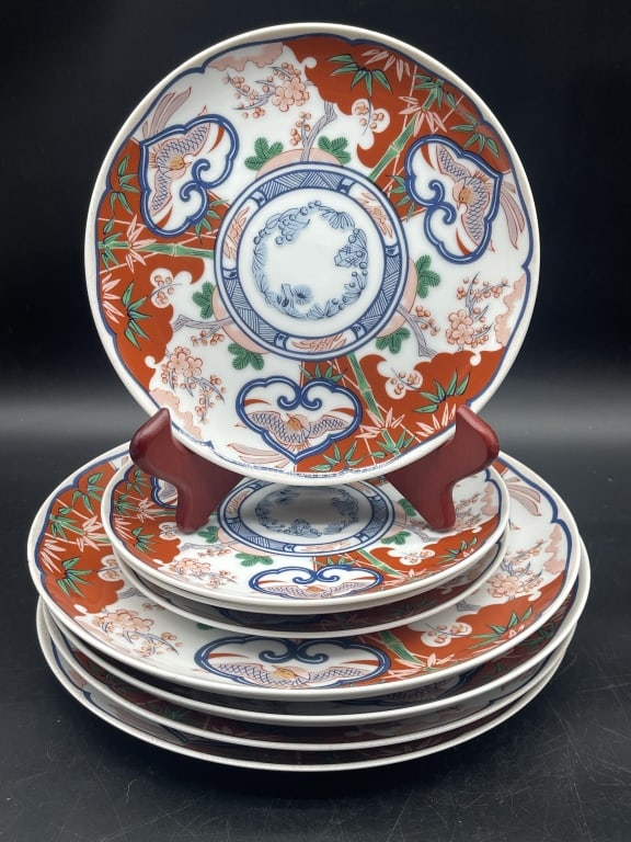 SET OF 8 HEIRLOOM GEORGE BRIARD DISHES (1 of 2)