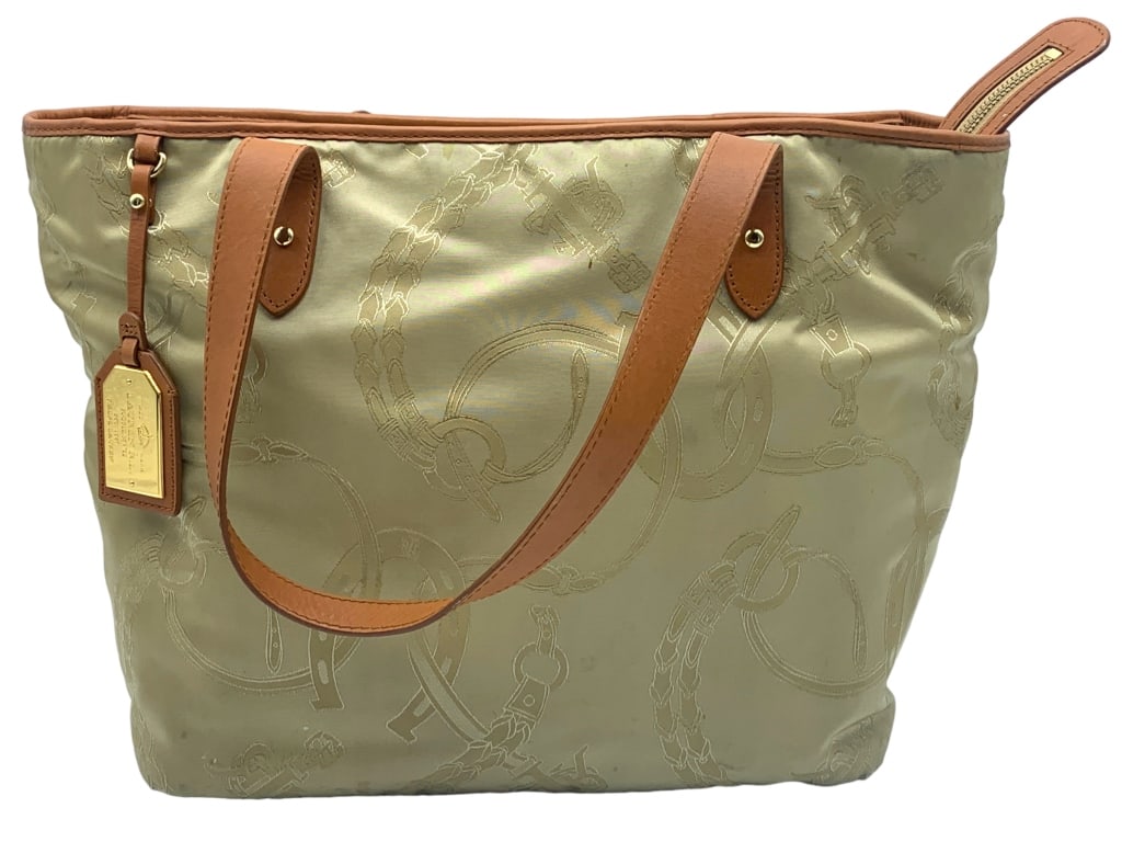 RALPH LAUREN MEDIUM TOTE HANDBAG 12" (1 of 4)