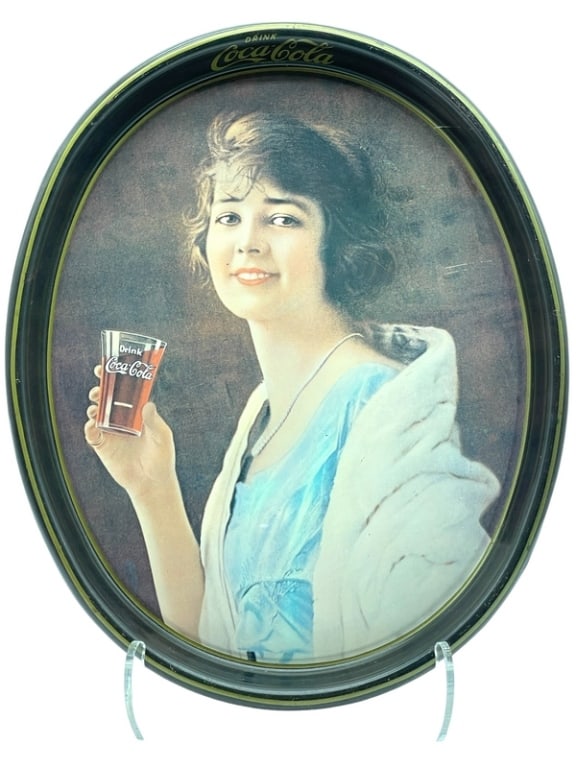VTG COLLECTIBLE COCA COLA TIN TRAY 15" (1 of 2)