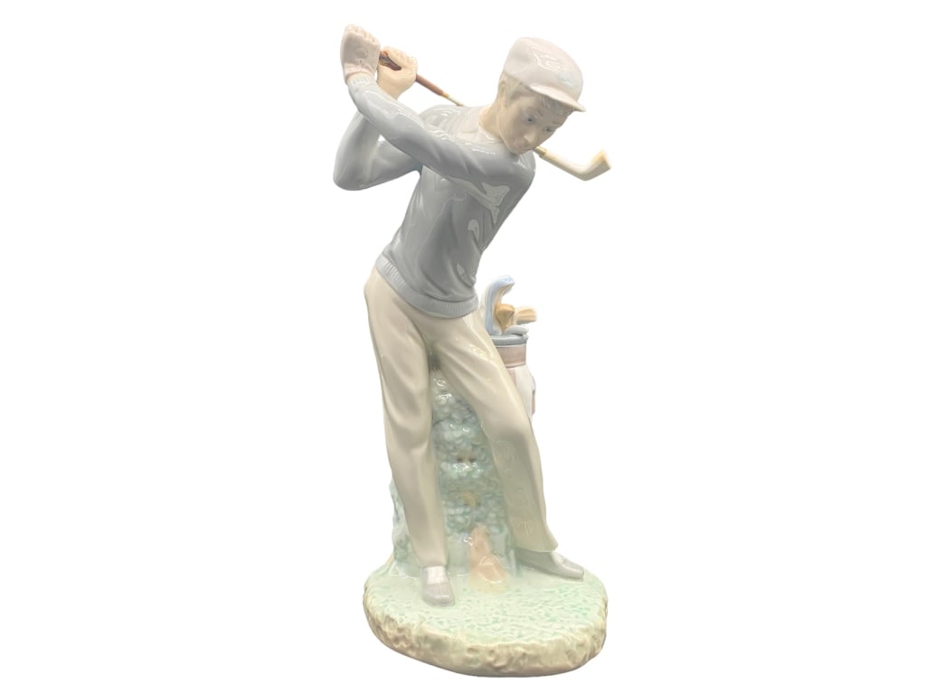 VTG LLADRO GOLFER MAN GOLF FIGURINE 10.5" (1 of 7)