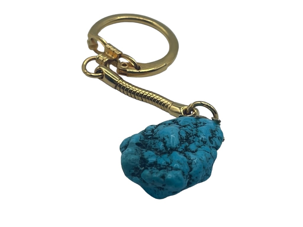 VTG TURQUOISE NUGGET KEYCHAIN (1 of 2)