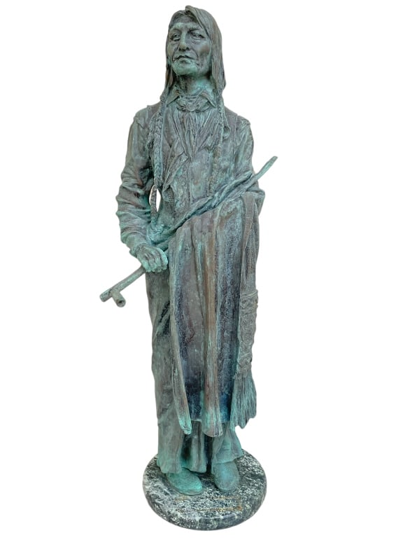 CARL KOUBA STANDING BEAR BRONZE STATUE 21" (1 of 5)