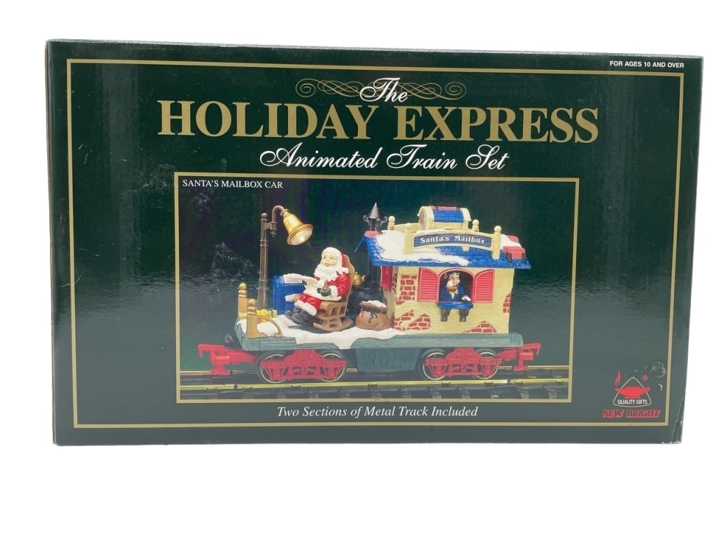 NEW! HOLIDAY EXPRESS ANIMATED TRAIN SET IN BOX (1 of 4)