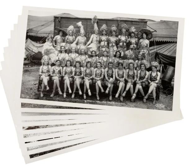 FULL SET CIRCUS PHOTOPRINTS BY E.J. KELTY (20) (1 of 1)