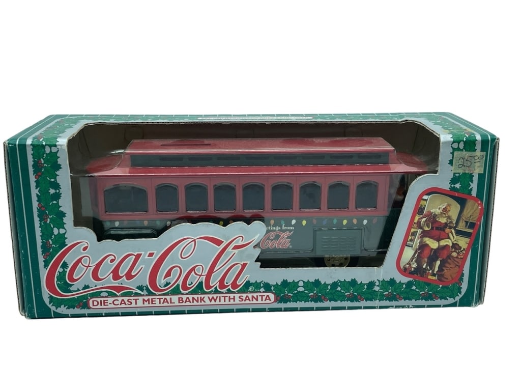 NEW! COCA COLA DIE CAST METAL BANK IN BOX 1994 (1 of 5)
