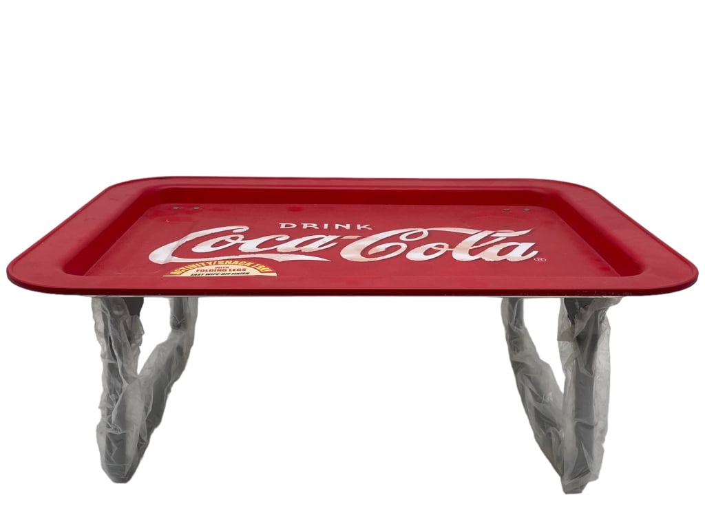 COCA COLA ACTIVITY/SNACK TRAY W/ FOLDING LEGS (1 of 4)