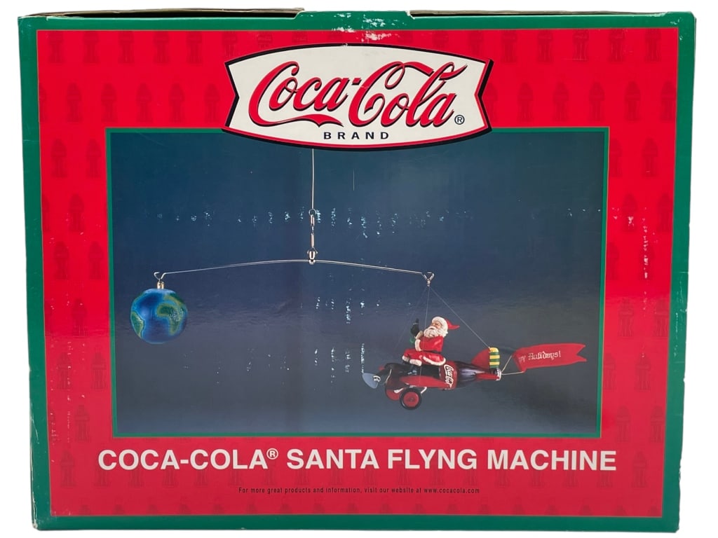 NEW! COCA COLA SANTA FLYING MACHINE (1 of 3)