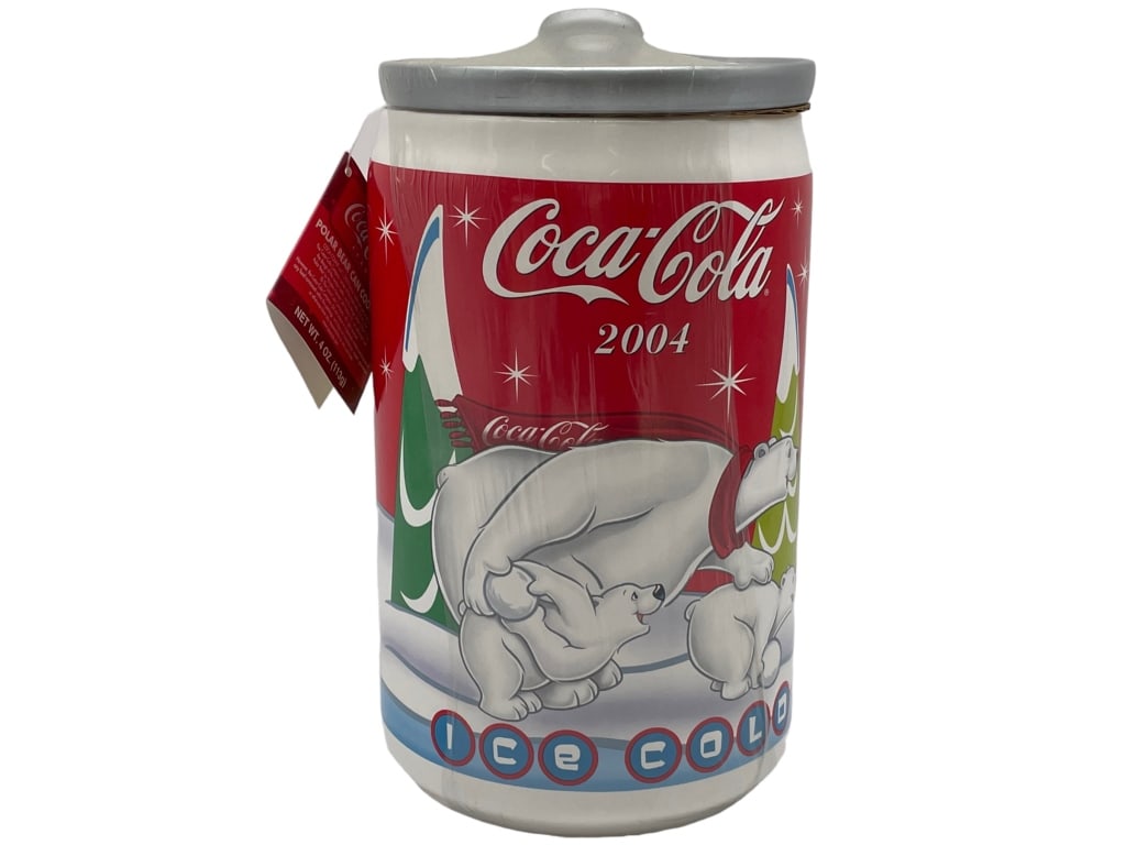 NEW! 2004 COCA COLA COOKIE JAR (1 of 3)