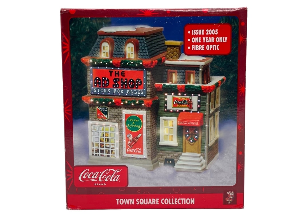 NEW! COCA- COLA THE AD SHOP TOWN SQUARE COLLECTION (1 of 3)
