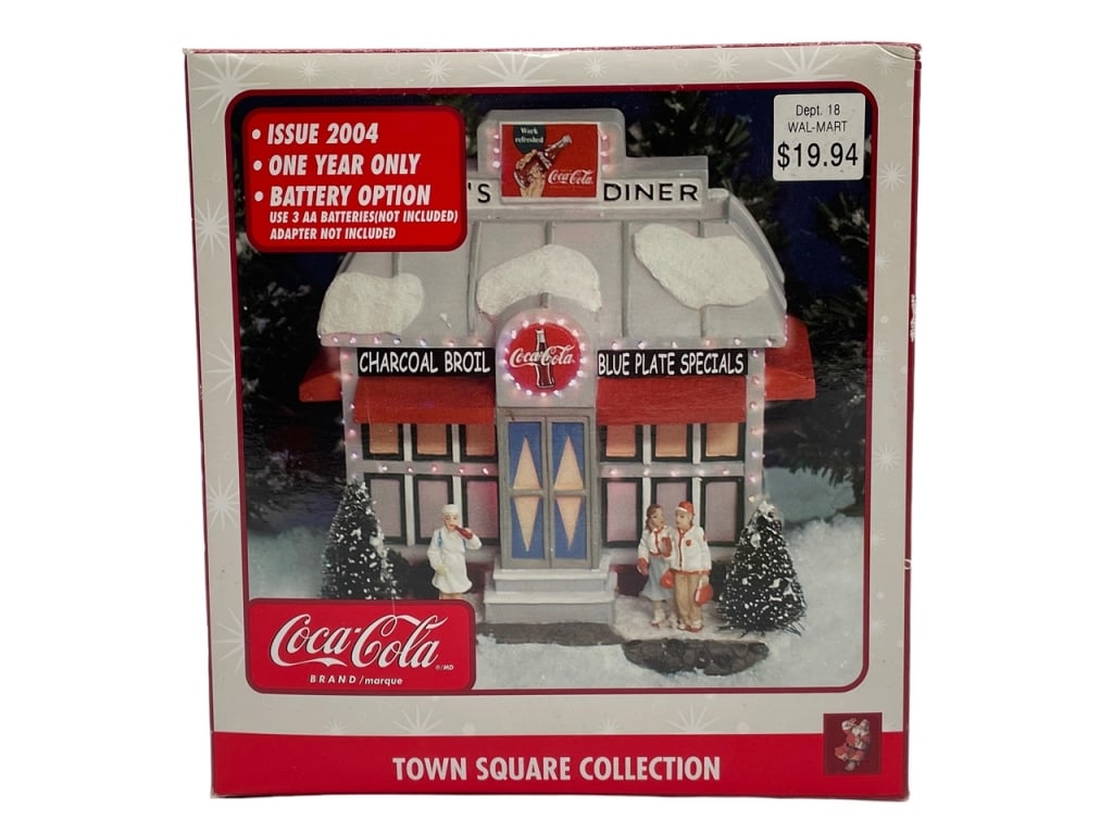 NEW! COCA- COLA DINER TOWN SQUARE COLLECTION (1 of 3)