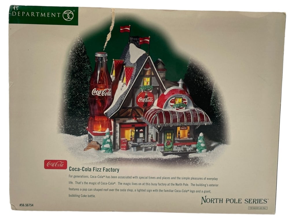 NEW! COCA COLA FIZZ FACTORY VILLAGE PIECE (1 of 3)