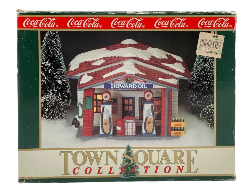 NEW! HOWARD OIL COCA COLA VILLAGE PIECE (1 of 3)