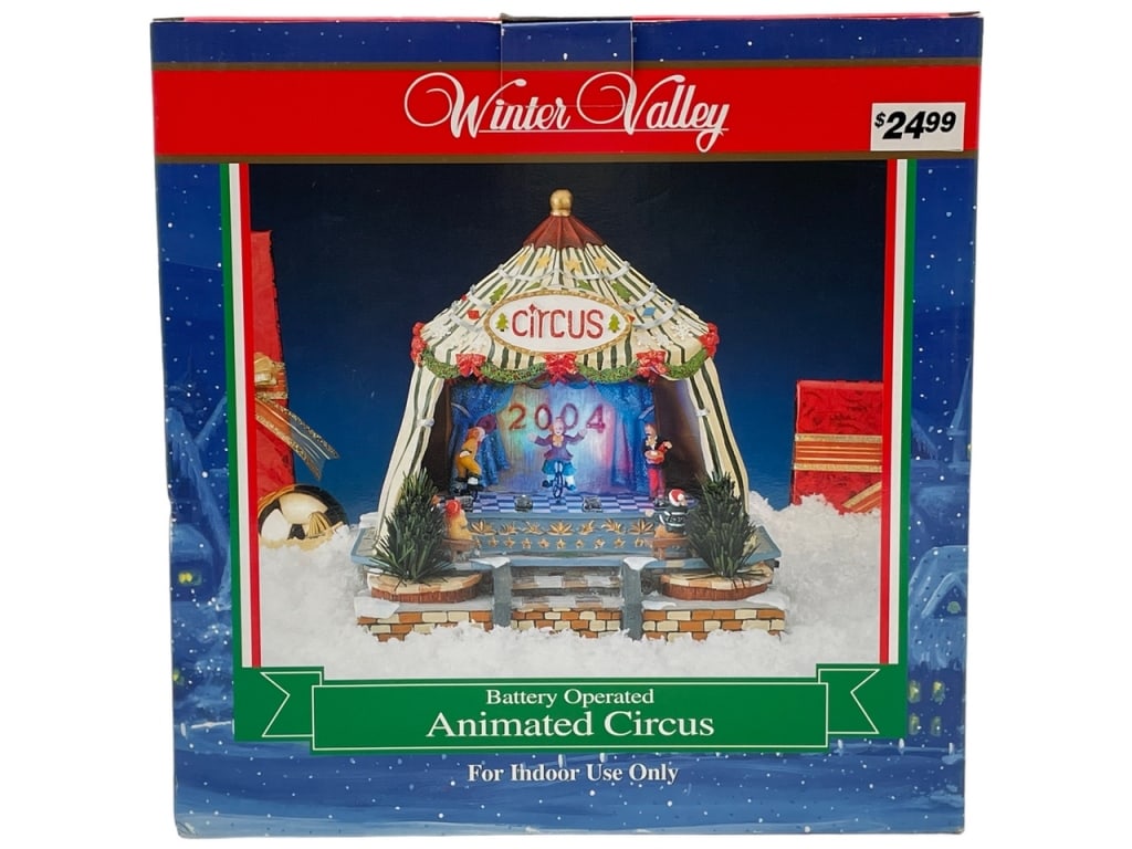 NEW! ANIMATED CIRCUS VILLAGE PIECE: -NEW! ANIMATED CIRCUS VILLAGE PIECE -B1