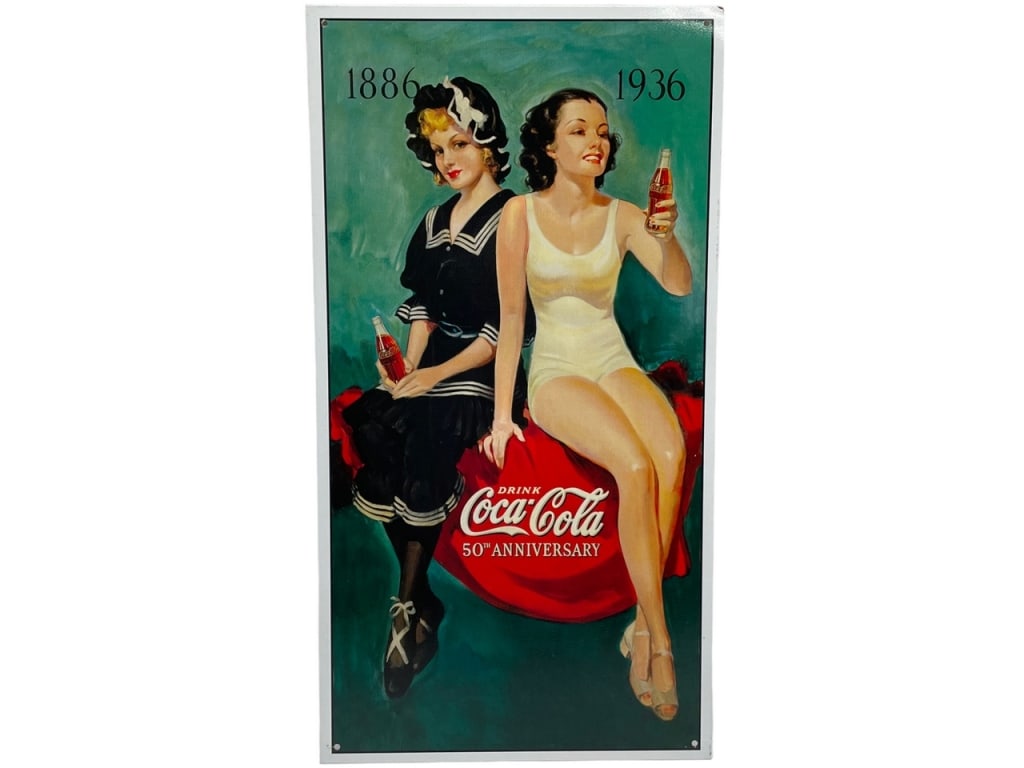 1886 - 1936 COCA COLA SIGN (1 of 3)
