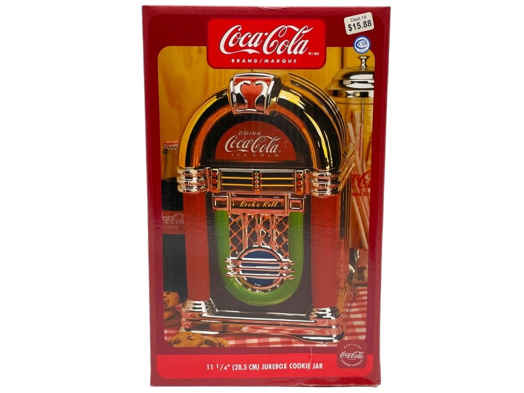 COCA COLA JUKEBOX COOKIE JAR (1 of 2)